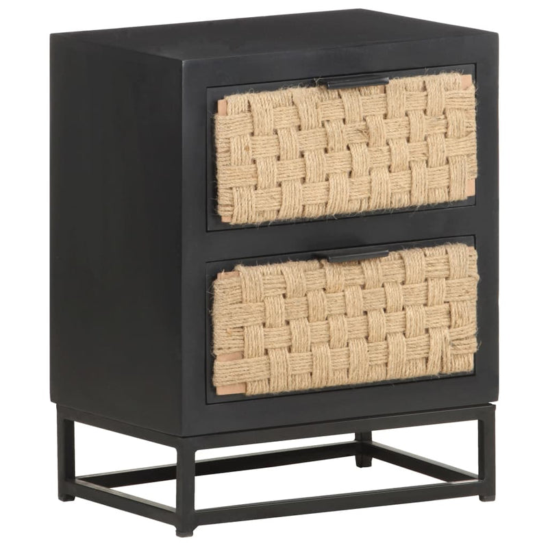 vidaXL Bedside Cabinet 40x30x50 cm Solid Mango Wood