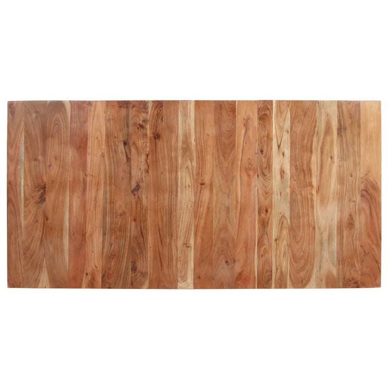 vidaXL Dining Table 160x80x76 cm Solid Acacia Wood