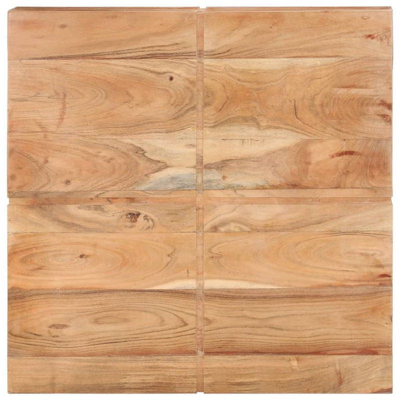 vidaXL Coffee Table 80x80x28 cm Solid Acacia Wood