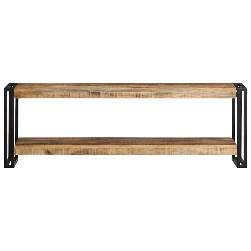 vidaXL TV Cabinet 120x30x40 cm Rough Mango Wood
