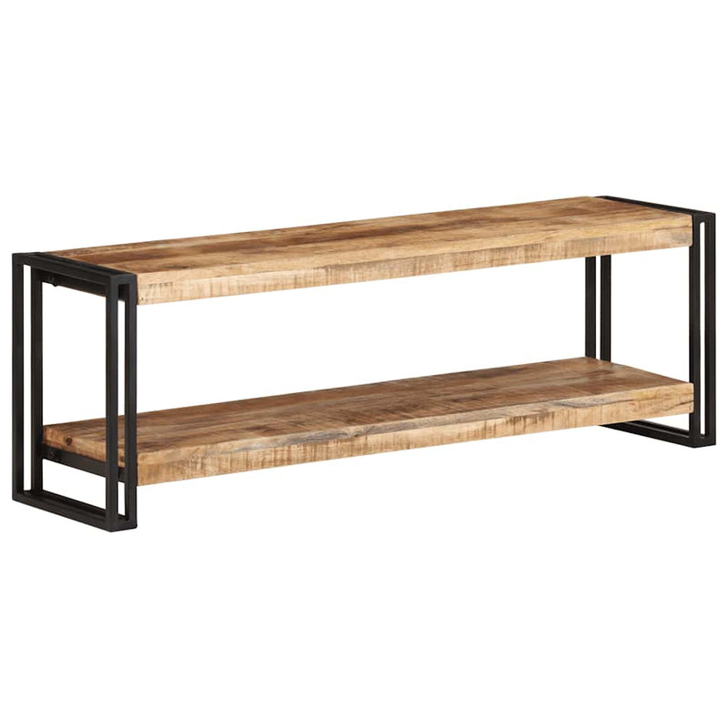 vidaXL TV Cabinet 120x30x40 cm Rough Mango Wood