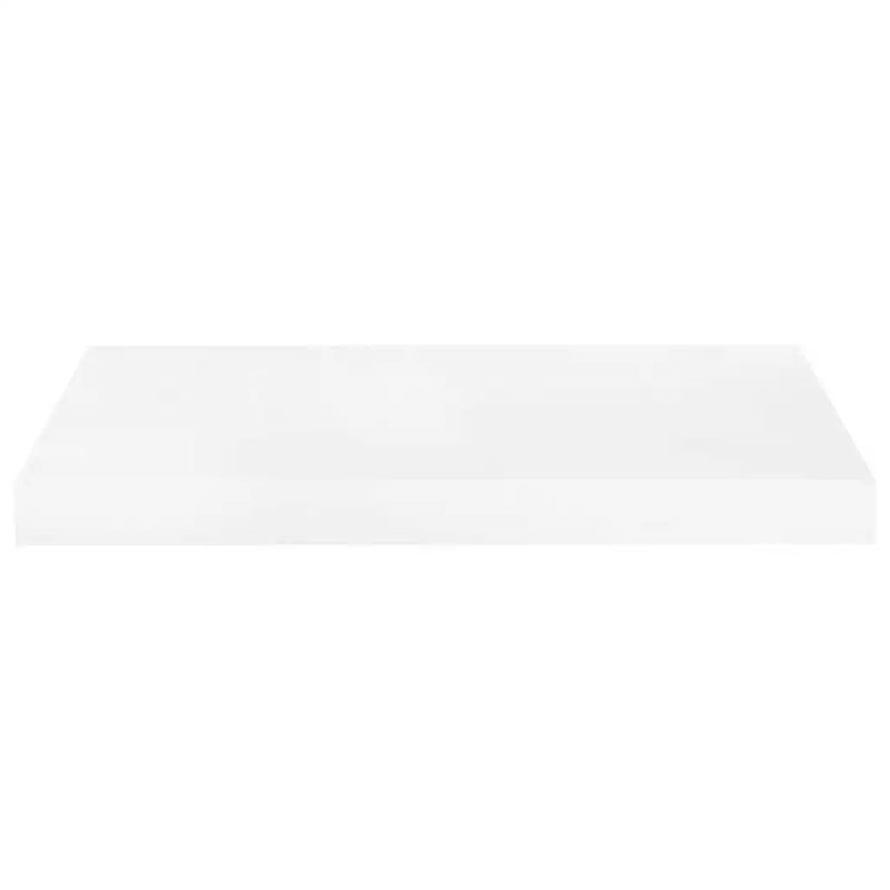 Floating Wall Shelf High Gloss White 50x23x3.8 cm MDF