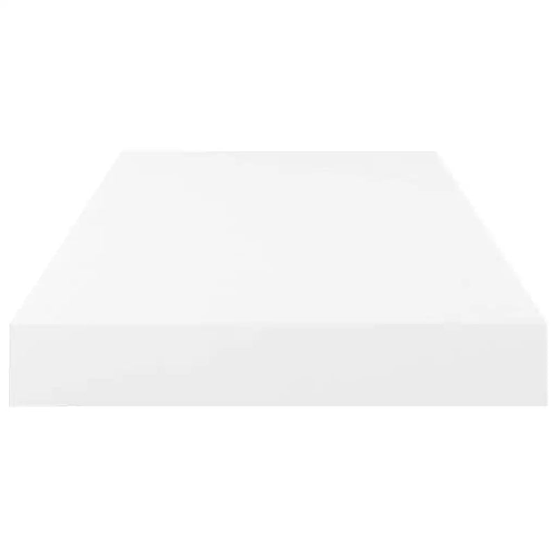 Floating Wall Shelf High Gloss White 50x23x3.8 cm MDF