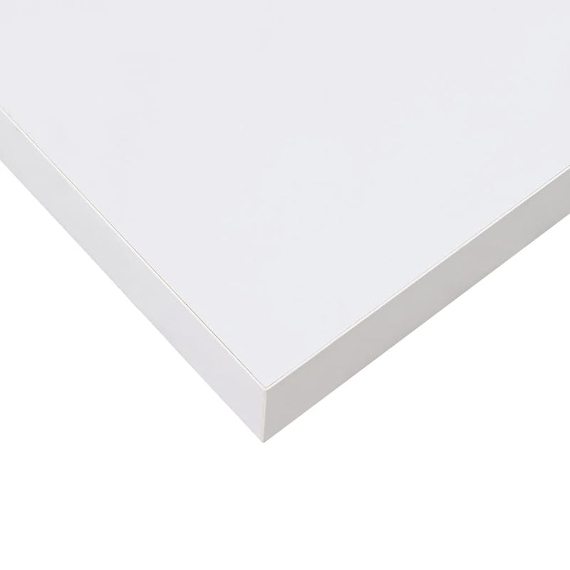 Floating Wall Shelves 2 pcs High Gloss White 50x23x3.8 cm MDF