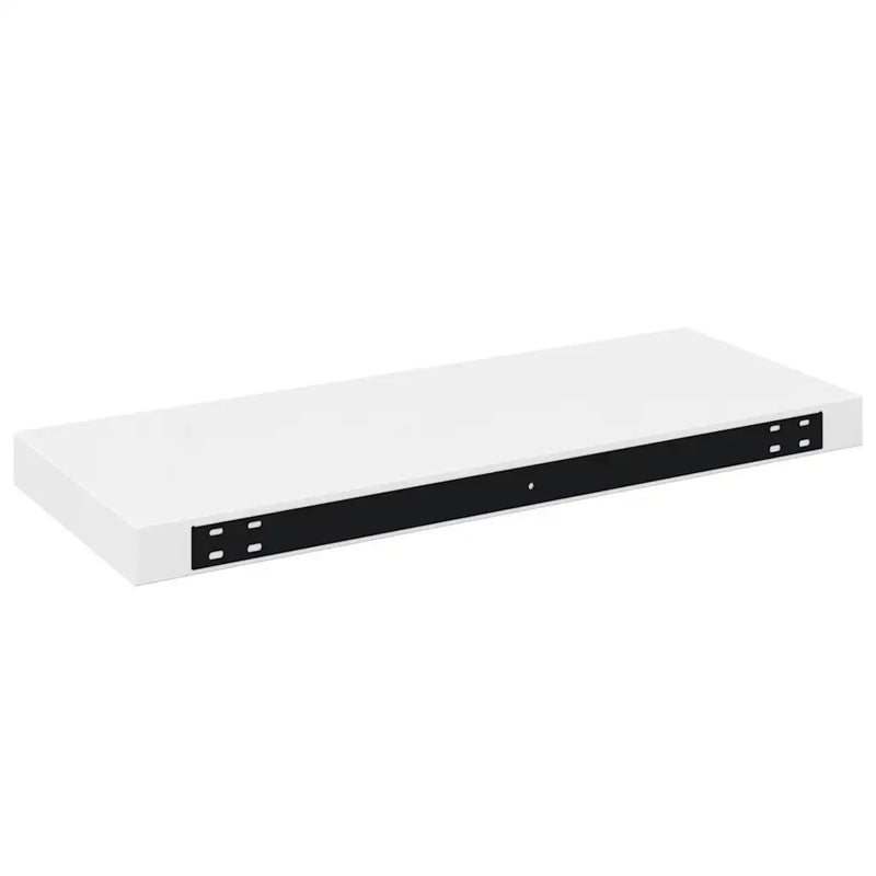 Floating Wall Shelves 4 pcs High Gloss White 60x23.5x3.8 cm MDF