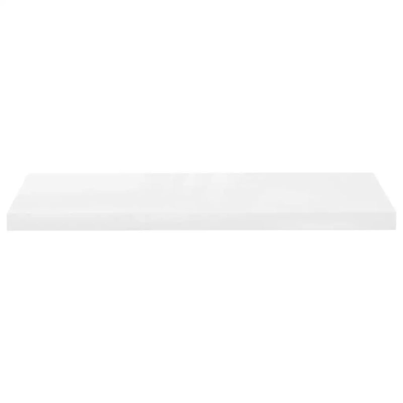 Floating Wall Shelf High Gloss White 80x23.5x3.8 cm MDF