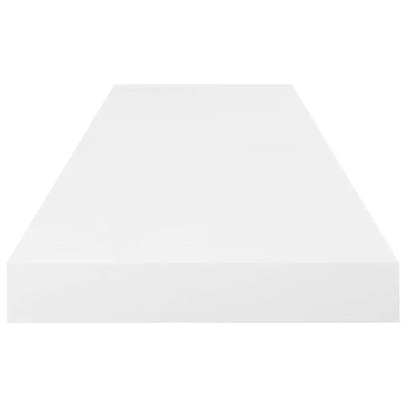 Floating Wall Shelf High Gloss White 80x23.5x3.8 cm MDF