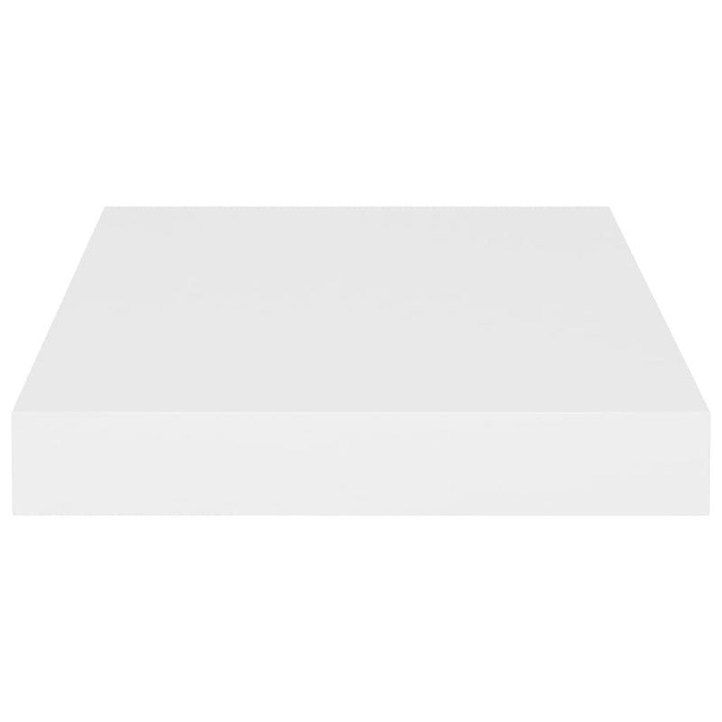 vidaXL Floating Wall Shelves 2 pcs White 23x23.5x3.8 cm MDF