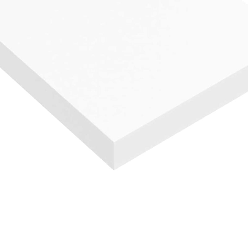 Floating Wall Shelves 2 pcs White 40x23x3.8 cm MDF
