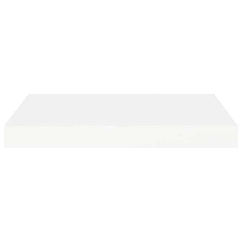 vidaXL Floating Wall Shelves 2 pcs White 40x23x3.8 cm MDF