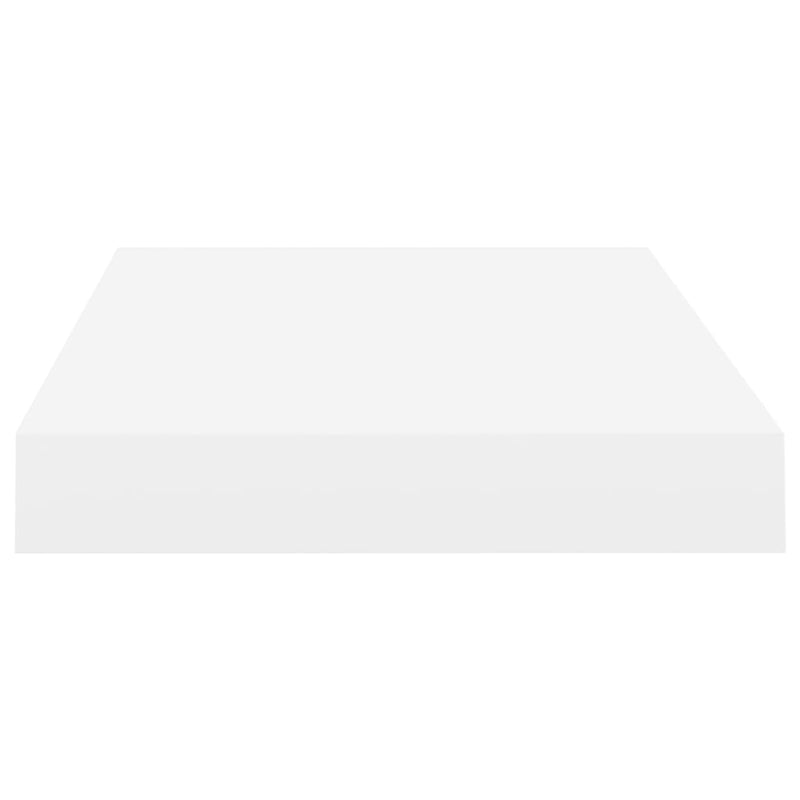 vidaXL Floating Wall Shelves 2 pcs White 40x23x3.8 cm MDF