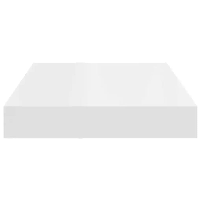 Floating Wall Shelves 2 pcs White 40x23x3.8 cm MDF
