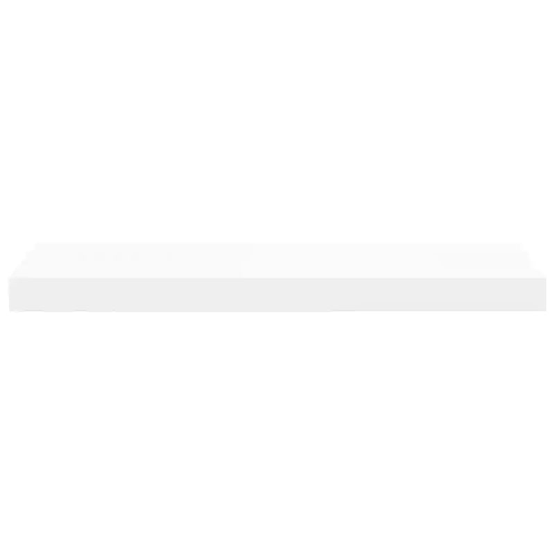 Floating Wall Shelves 2 pcs White 60x23.5x3.8 cm MDF