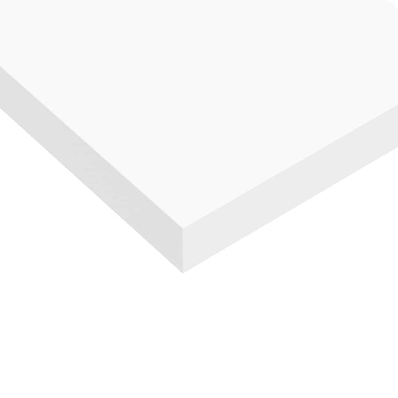 Floating Wall Shelves 4 pcs White 60x23.5x3.8 cm MDF