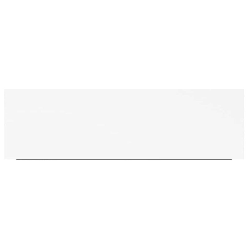 vidaXL Floating Wall Shelf White 80x23.5x3.8 cm MDF