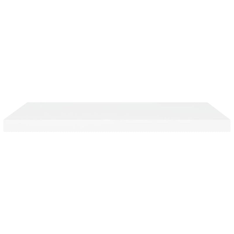 vidaXL Floating Wall Shelves 4 pcs White 80x23.5x3.8 cm MDF