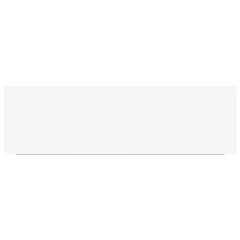 vidaXL Floating Wall Shelves 4 pcs White 80x23.5x3.8 cm MDF