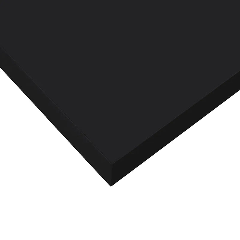 Floating Wall Shelf Black 50x23x3.8 cm MDF