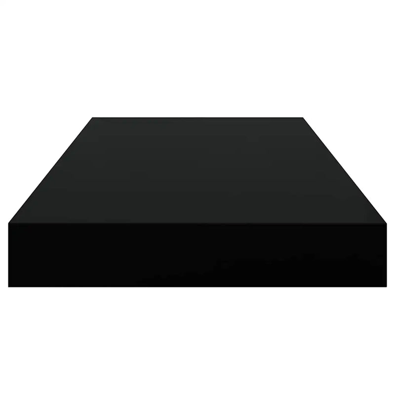 Floating Wall Shelves 2 pcs Black 50x23x3.8 cm MDF