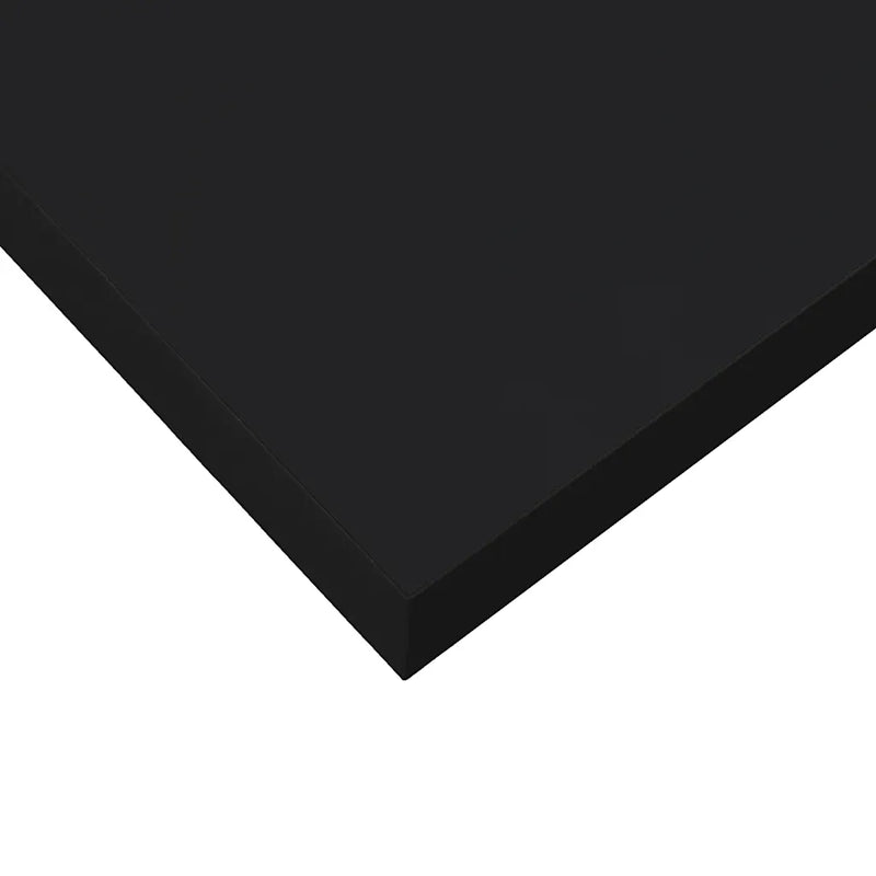 Floating Wall Shelf Black 90x23.5x3.8 cm MDF