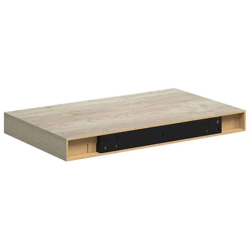 Floating Wall Shelves 2 pcs Oak 40x23x3,8 cm MDF