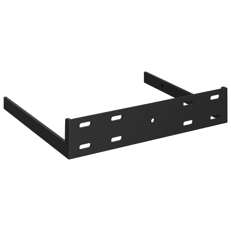 vidaXL Floating Corner Shelves 4 pcs High Gloss White 25x25x3.8 cm MDF