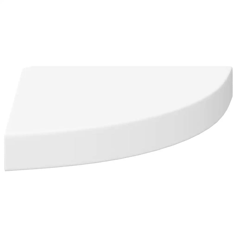Floating Corner Shelves 4 pcs White 25x25x3.8 cm MDF