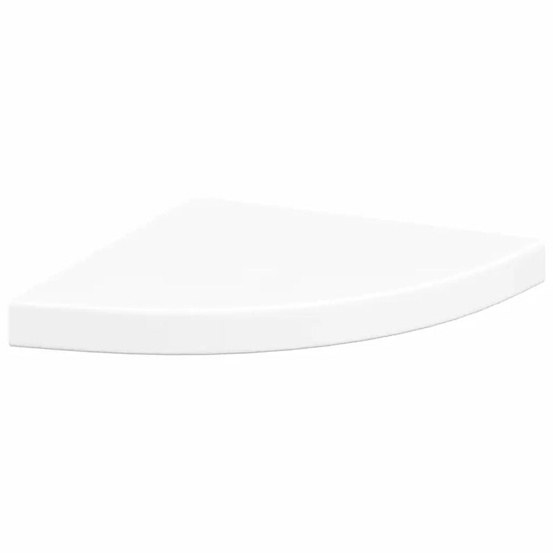Floating Corner Shelves 4 pcs White 35x35x3.8 cm MDF