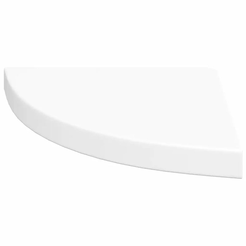 Floating Corner Shelves 4 pcs White 35x35x3.8 cm MDF