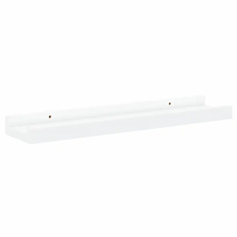 Picture Frame Ledge Shelves 2 pcs White 40x9x3 cm MDF