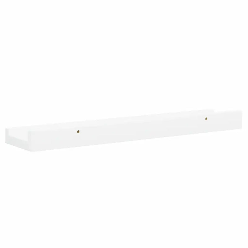 Picture Frame Ledge Shelves 2 pcs White 40x9x3 cm MDF