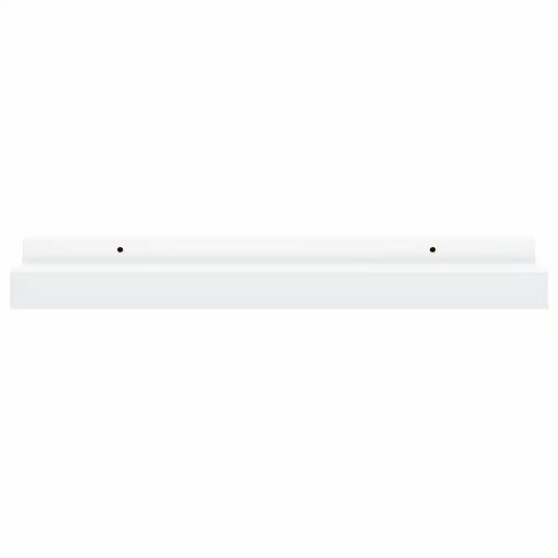 Picture Frame Ledge Shelves 2 pcs White 40x9x3 cm MDF