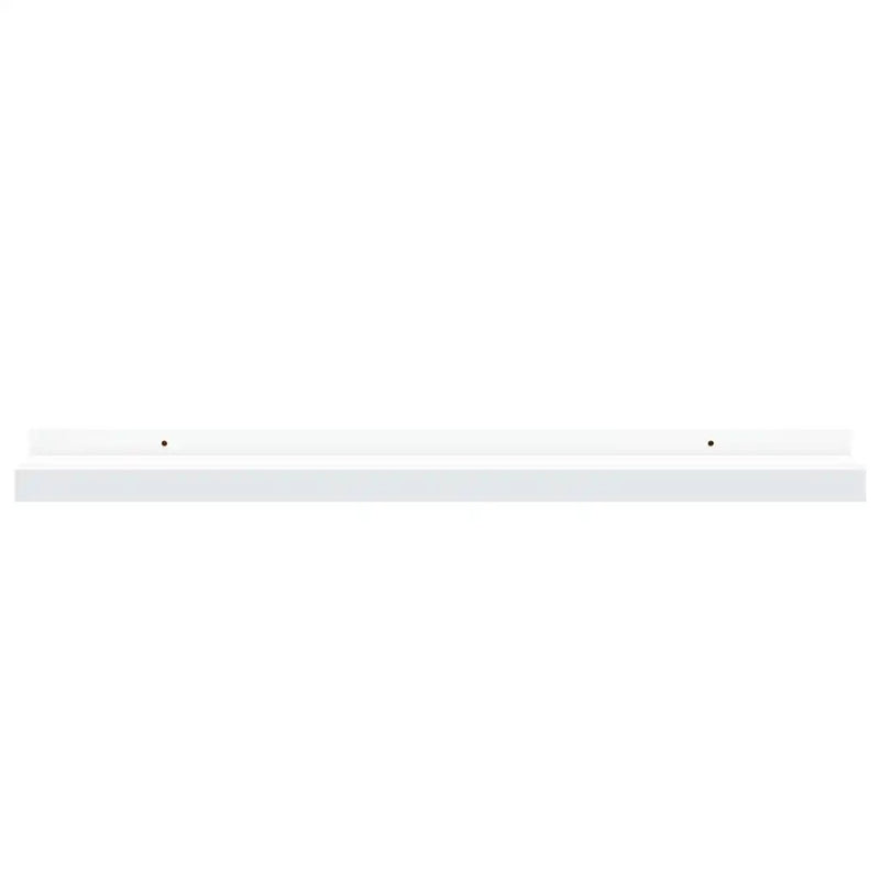 Picture Frame Ledge Shelves 2 pcs White 60x9x3 cm MDF