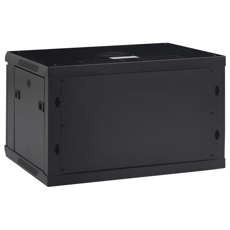 vidaXL 6U Wall Mounted Network Cabinet 19" IP20 600x450x350 mm