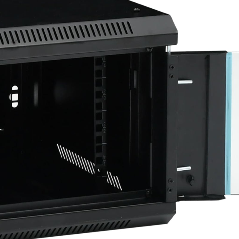 vidaXL 9U Wall Mounted Network Cabinet 19" IP20 600x450x510 mm