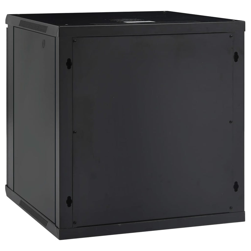 vidaXL 12U Wall Mounted Network Cabinet 19" IP20 600x600x640 mm