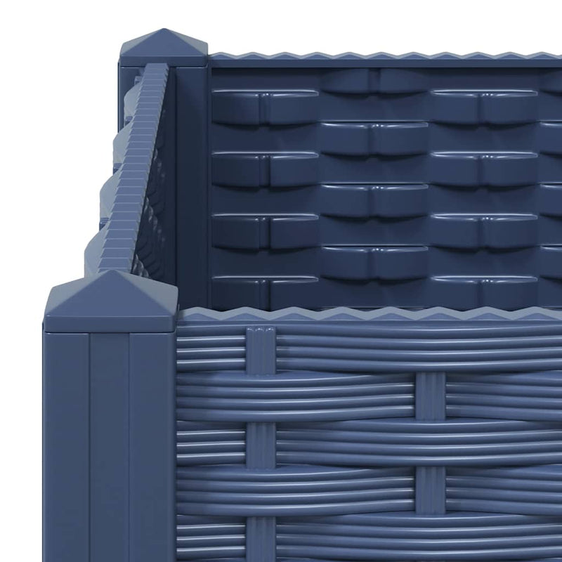 vidaXL Raised Bed 40x40x23 cm Polypropylene