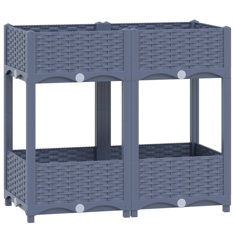 vidaXL Raised Bed 80x40x71 cm Polypropylene
