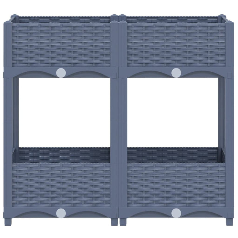 vidaXL Raised Bed 80x40x71 cm Polypropylene