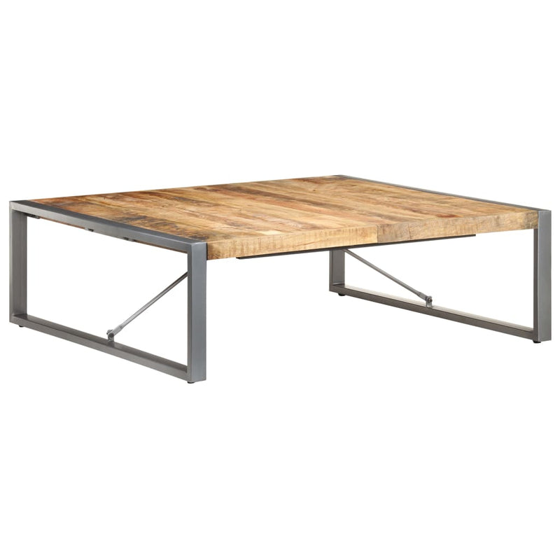vidaXL Coffee Table 120x120x40 cm Solid Wood Mango