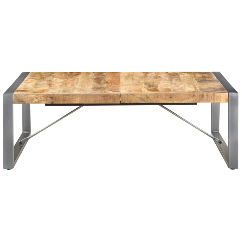 vidaXL Coffee Table 120x120x40 cm Solid Wood Mango