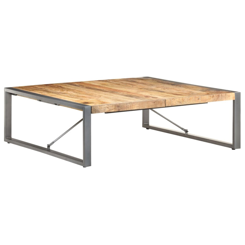 vidaXL Coffee Table 120x120x40 cm Solid Wood Mango