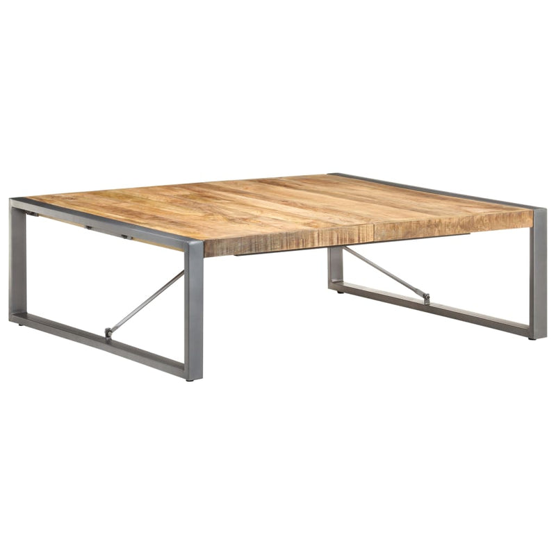 vidaXL Coffee Table 120x120x40 cm Solid Wood Mango