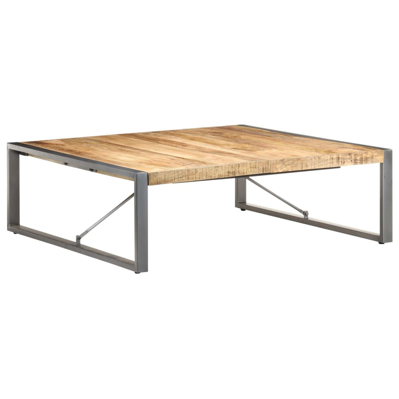 vidaXL Coffee Table 120x120x40 cm Solid Wood Mango