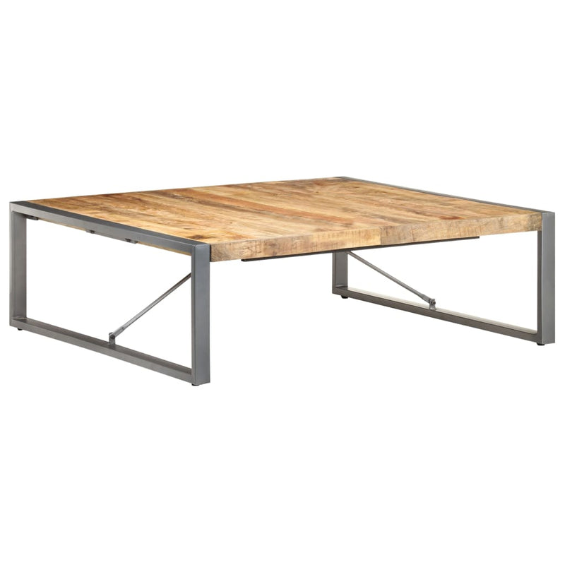 vidaXL Coffee Table 120x120x40 cm Solid Wood Mango