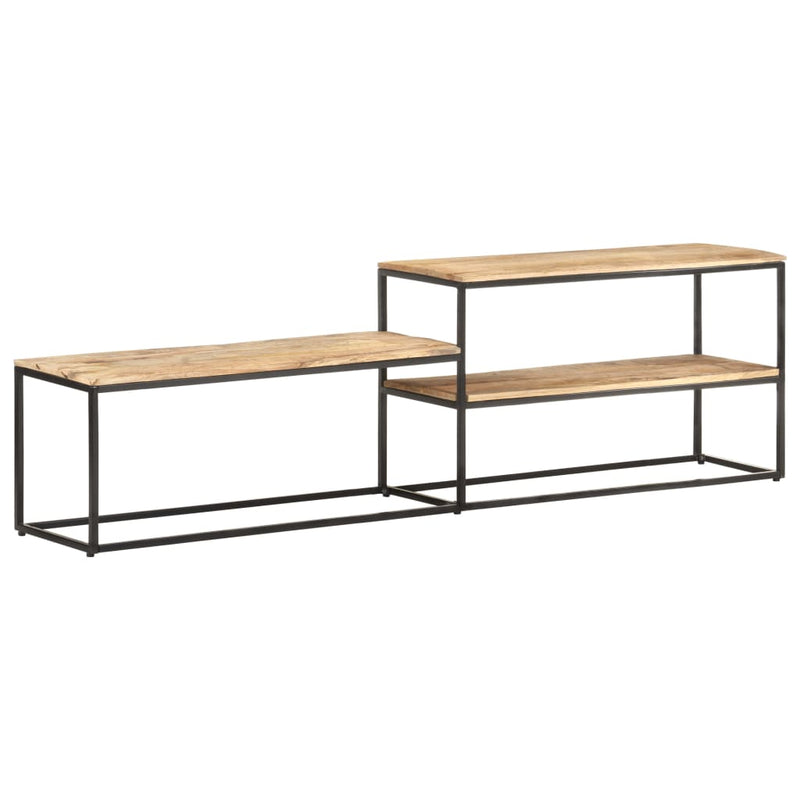 vidaXL TV Cabinet 180x30x50 cm Rough Mango Wood