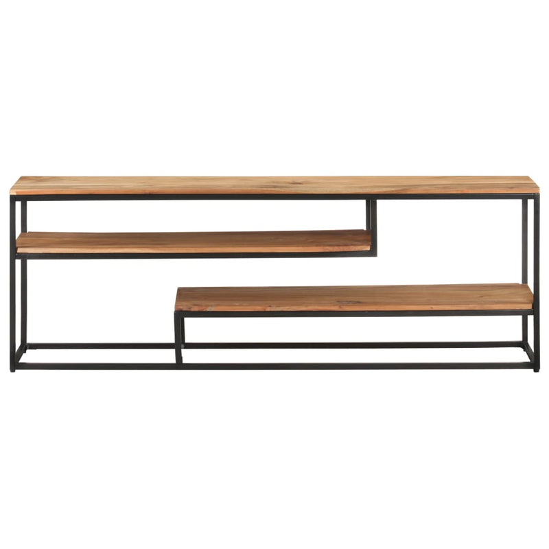 vidaXL TV Cabinet 130x30x45 cm Solid Acacia Wood