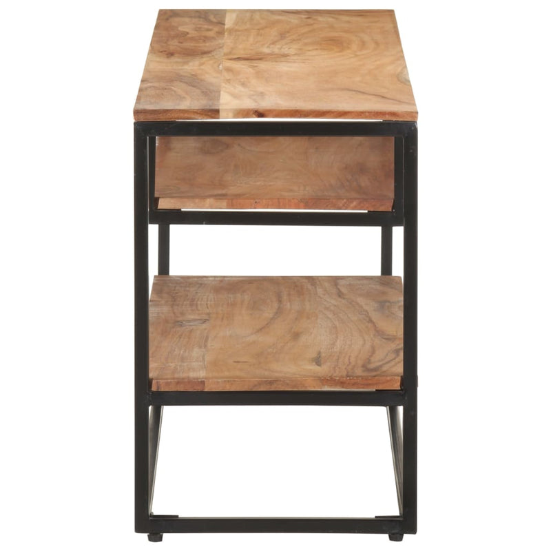 vidaXL TV Cabinet 130x30x45 cm Solid Acacia Wood