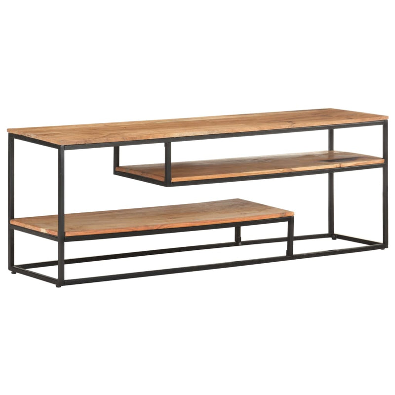 vidaXL TV Cabinet 130x30x45 cm Solid Acacia Wood