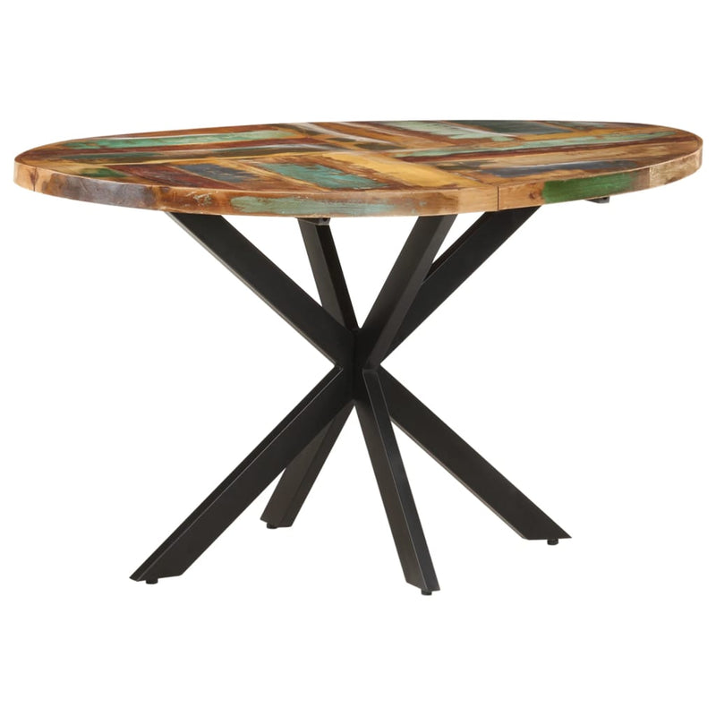 Dining Table 140x80x75 cm Solid Reclaimed Wood